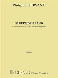 IM FREMDEN LAND - SCORE MUSIQUE D'ENSEMBLE