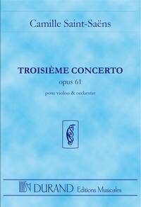 CONCERTO N 3 OP 61 VL POCHE PARTITION