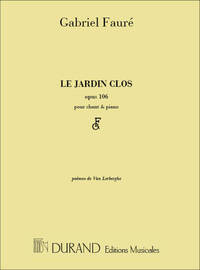 JARDIN CLOS OP 106 CHANT