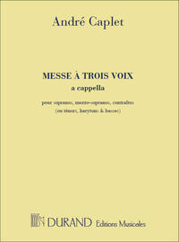 MESSE A TROIS VOIX CHANT