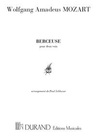 BERCEUSE 2 VOIX EGALES CHANT
