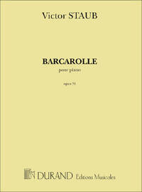 BARCAROLLE, OPUS 31 PIANO