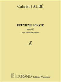 DEUXIEME SONATE OPUS 117 VIOLONCELLE
