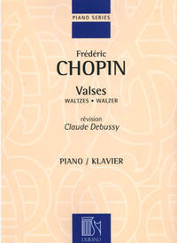 VALSES POUR PIANO REVISION DE CLAUDE DEBUSSY PIANO