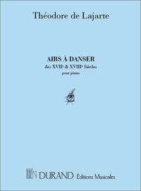 AIRS A DANSER DU 17ET 18SIECLE PIANO PIANO