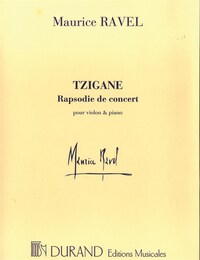 TZIGANE - RHAPSODIE DE CONCERT VIOLON
