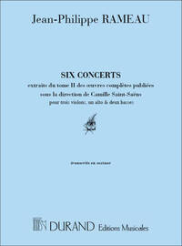 6 CONCERTS EN SEXTUOR CONDUCTEUR  MUSIQUE D'ENSEMBLE