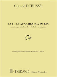 LA FILLE AUX CHEVEUX DE LIN CLARINETTE