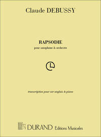 RHAPSODIE POUR SAXOPHONE ET ORCHESTRE HAUTBOIS