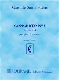 CONCERTO N 5 OP 103 POCHE PARTITION