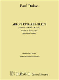 ARIANE + BARBE BLEUE CHT-PIANO CHANT