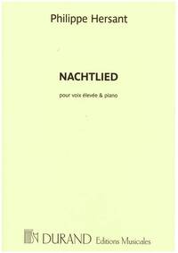 NACHTLIED, SUR UN POEME DE GEORG TRAKL CHANT