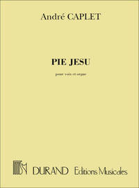 PIE JESU, POUR VOIX ET ORGUE CHANT