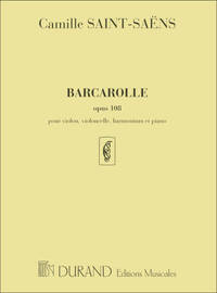 BARCAROLLE OP 108 MUSIQUE D'ENSEMBLE