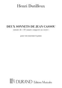 2 SONNETS J.CASSOU CHANT
