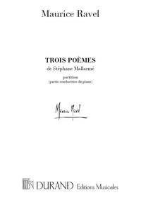 3 POEMES DE MALLARME CONDUCTEUR MUSIQUE D'ENSEMBLE
