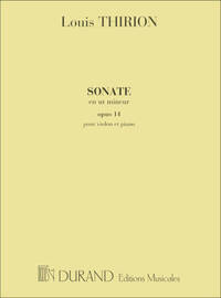 SONATE VIOLON-PIANO  VIOLON