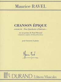 CHANSON EPIQUE BARYTON-PIANO (TON ORIGINAL CHANT