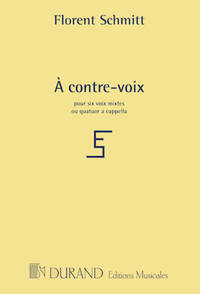 A CONTRE VOIX N 6 BONNET VOLE 4 VX MIXTES A CHANT