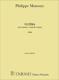 ULTIMA CL-VC-PIANO MUSIQUE D'ENSEMBLE