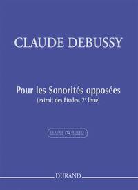 POUR LES SONORITES OPPOSEES PIANO
