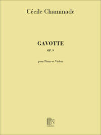 GAVOTTE OP 9 VN-PIANO VIOLON