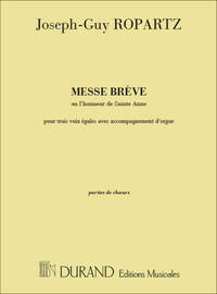 MESSE BREVE EN L'HONNEUR DE SAINTE ANNE