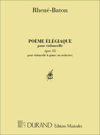 POEME ELEGIAQUE VLC VIOLONCELLE