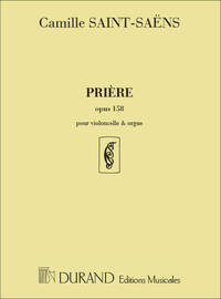 PRIERE OP 158 VLC-ORGUE