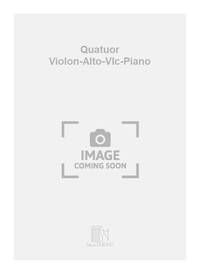 QUATUOR VIOLON-ALTO-VLC-PIANO MUSIQUE D'ENSEMBLE