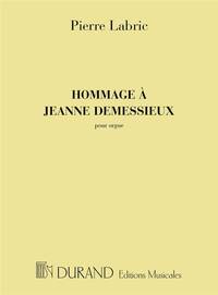 HOMMAGE A JEANNE DEMESSIEUX ORGUE  ORGUE