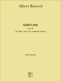 SERENADE OP 30 FLUTE-VIOLON-ALTO-VIOLONCELLE-HARPE MUSIQUE D'ENSEMBLE-ENSEMBLE DE PARTITIONS