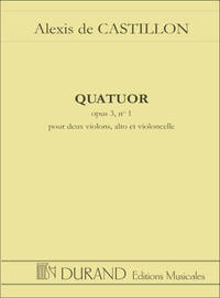 QUATUOR POCHE MUSIQUE D'ENSEMBLE