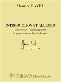 INTRODUCTION ET ALLEGRO CLARINETTE-ENSEMBLE DE PARTITIONS