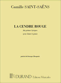LA CENDRE ROUGE CHANT-PIANO CHANT
