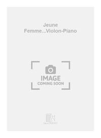 JEUNE FEMME...VIOLON-PIANO  VIOLON