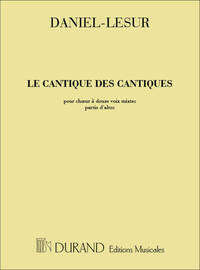 LE CANTIQUE DES CANTIQUES ALTO