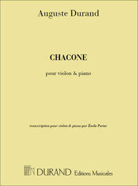 CHACONNE VL-PIANO  VIOLON
