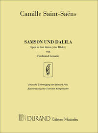 SAMSON ET DALILA CHT-PIANO (FR-ALLEMAND) CHANT
