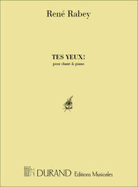 TES YEUX MEZZO-PIANO CHANT