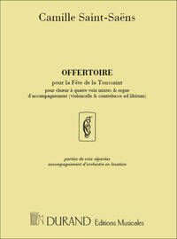 OFFERTOIRE CHOEUR-ORG. CHANT