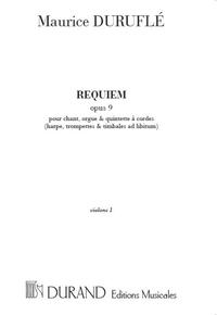 REQUIEM OPUS 9 - VIOLIN I VIOLON