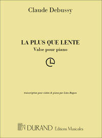 LA PLUS QUE LENTE VIOLON-LIVRE +PARTITION