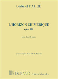 HORIZON CHIMERIQUE OP 118 CHT-PIANO (MEZZO) CHANT