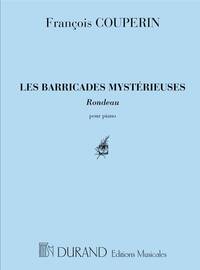 FRANCOIS COUPERIN :  BARRICADES MYSTERIEUSES - PIANO