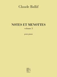 NOTES & MENOTTES VOL 3 PIANO PIANO