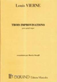 TROIS IMPROVISATIONS ORGUE