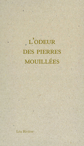 L'ODEUR DES PIERRES MOUILLEES