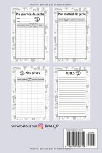 CARNET DE PECHE A PIED - PLUS DE 100 PAGES A COMPLETER - CAHIER POUR PECHEUR A COMPLETER  NOTEZ ET