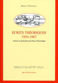 HENRI POUSSEUR ECRITS THEORIQUES 1954-1967